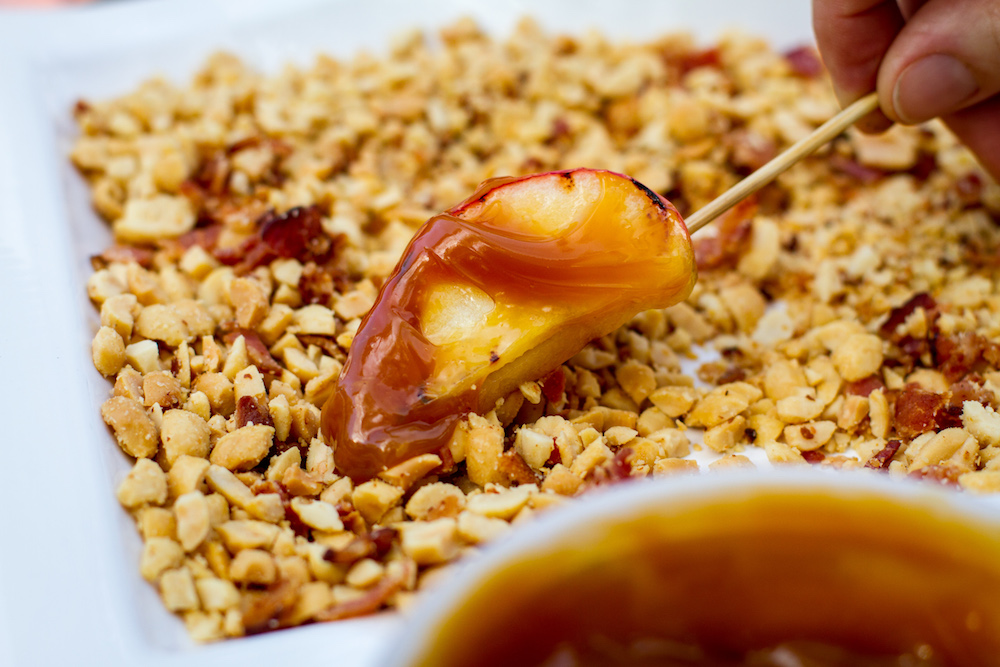 Caramel Apples with Toppings